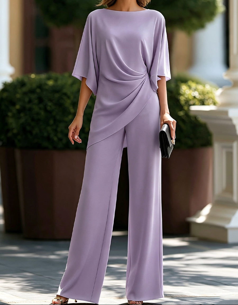 Lorna | Draped-Waist Two-Piece Set
