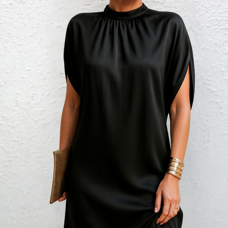 Camille | Pure Black Dress