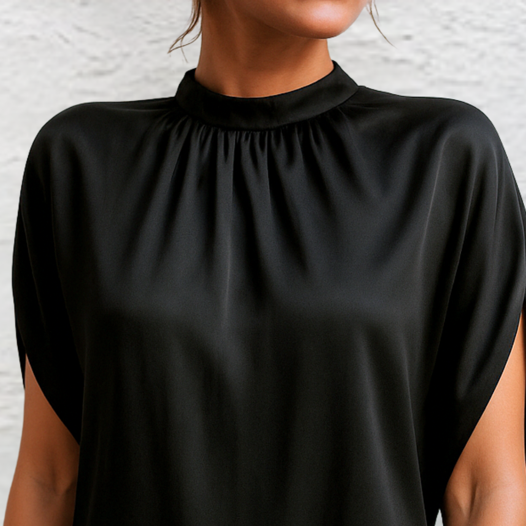 Camille | Pure Black Dress