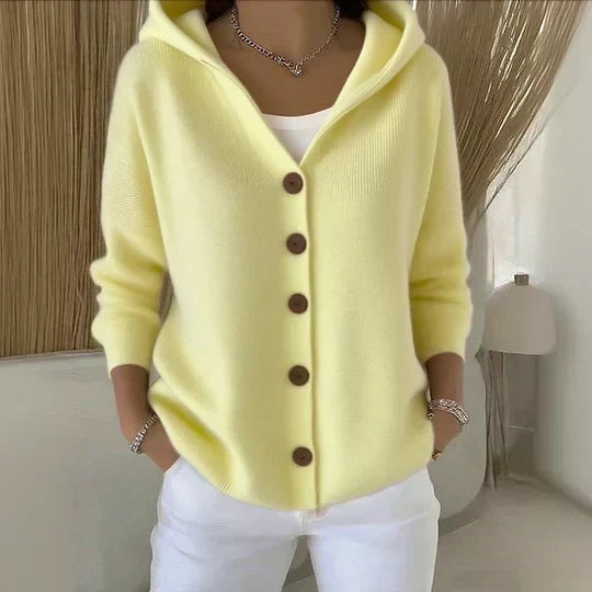 Darienne Cardigan — Hooded, Buttoned