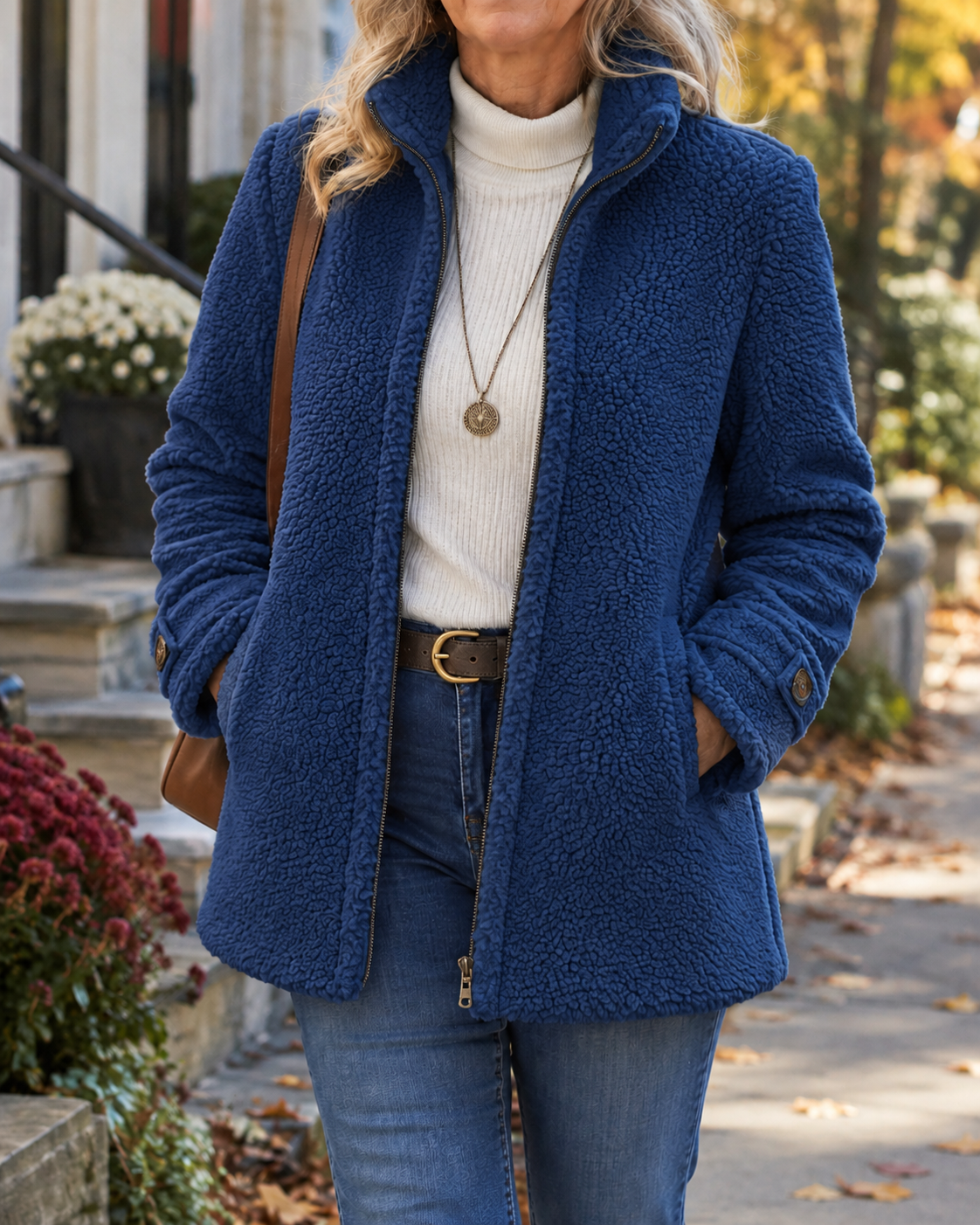 Rebecca | Elegant Stand Collar Jacket