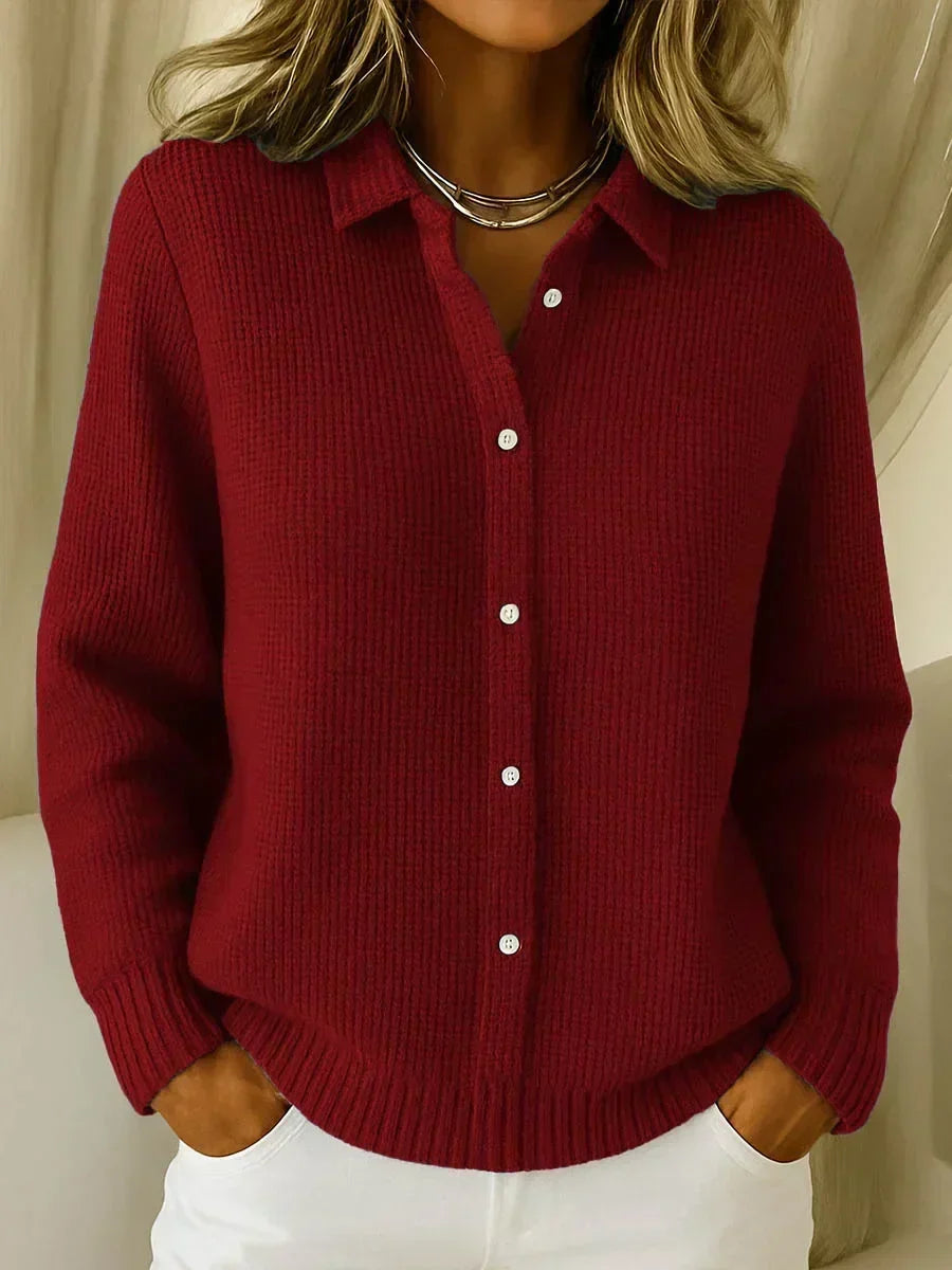 Katrina™ | Textured Knit Button Cardigan for Women