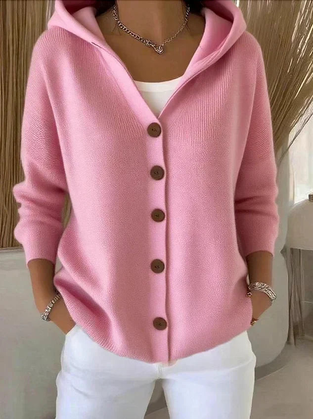 Darienne Cardigan — Hooded, Buttoned