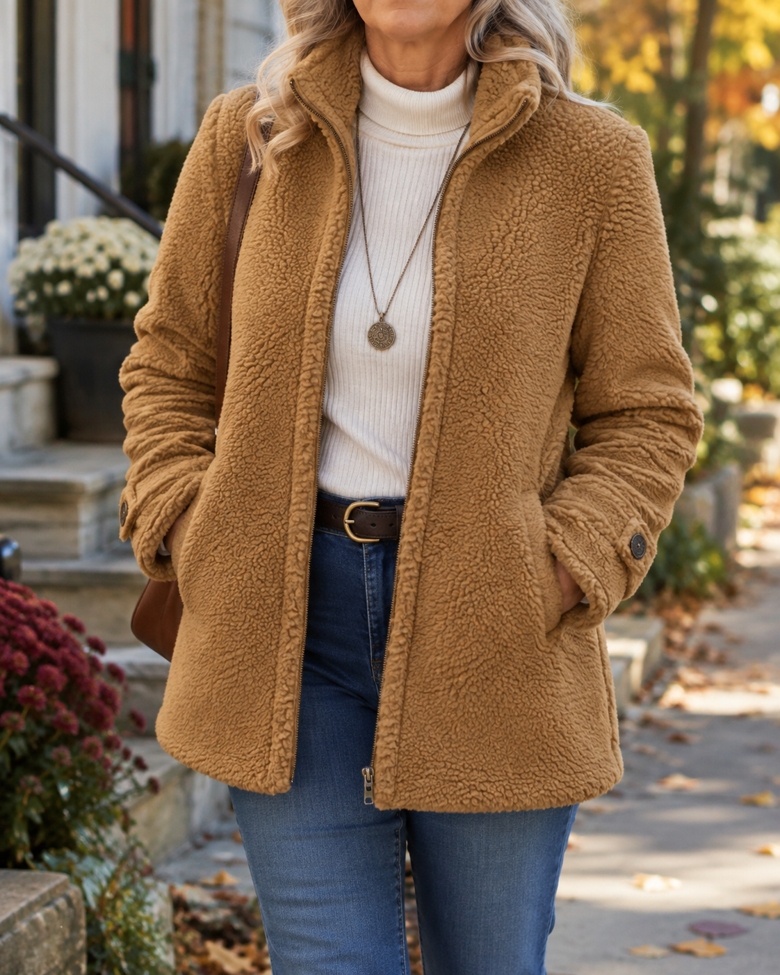 Rebecca | Elegant Stand Collar Jacket