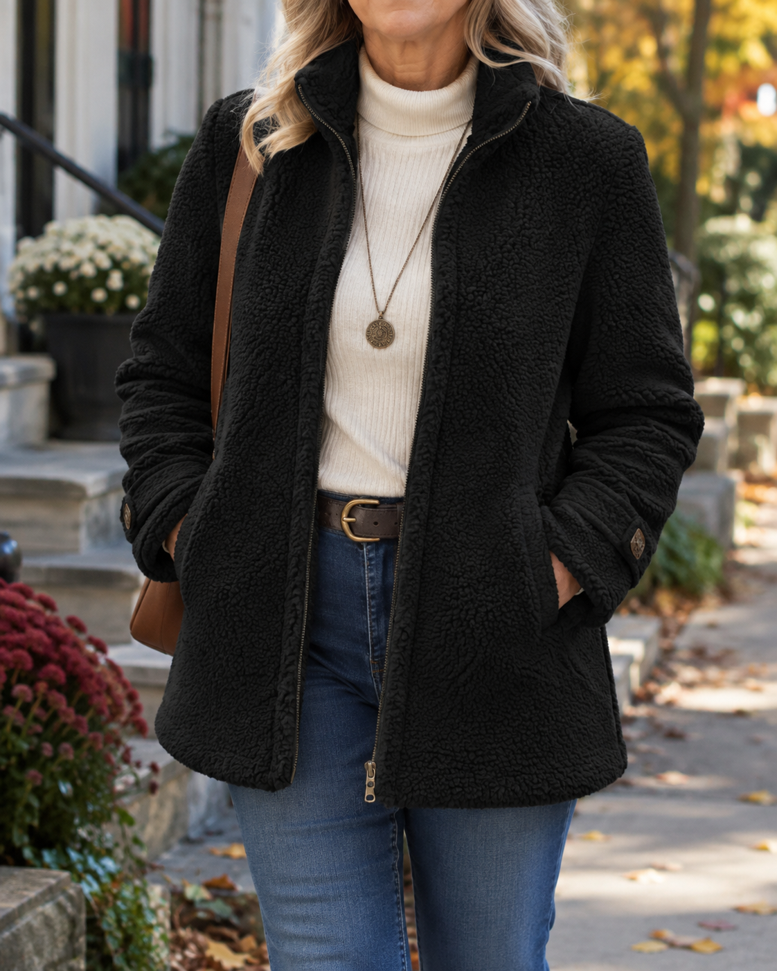 Rebecca | Elegant Stand Collar Jacket