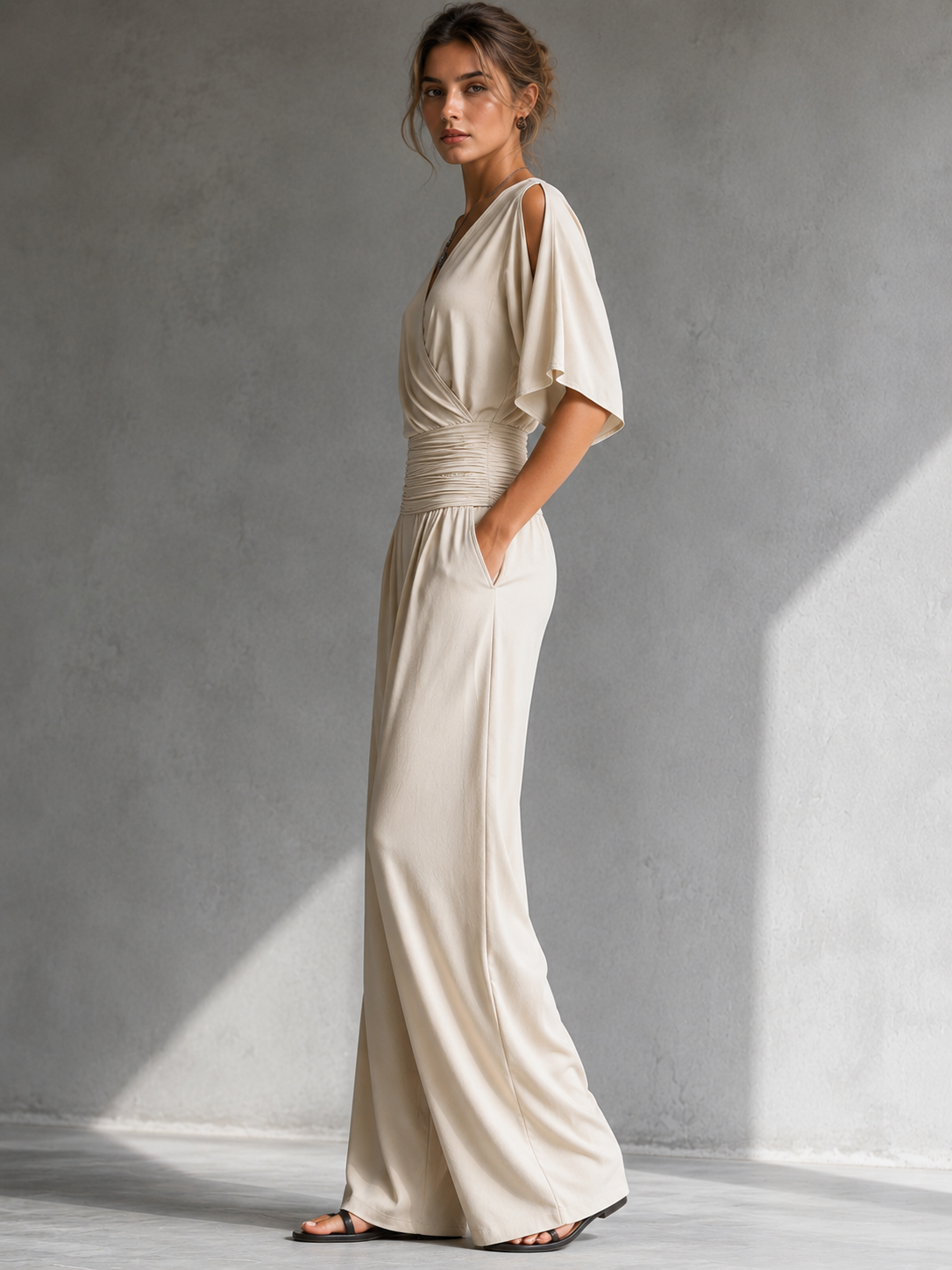 Gerika | Elegant Off-Shoulder Jumpsuit