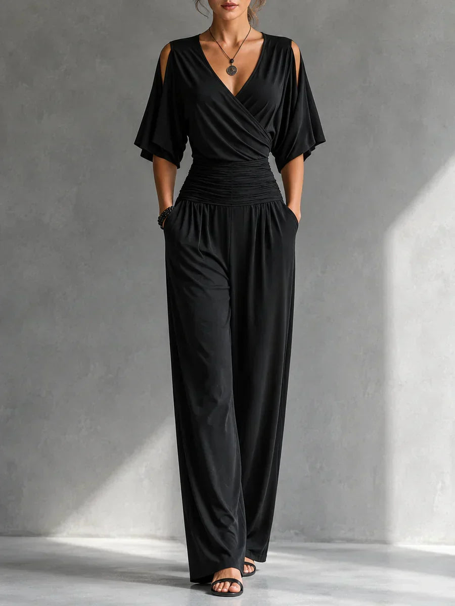 Gerika | Elegant Off-Shoulder Jumpsuit