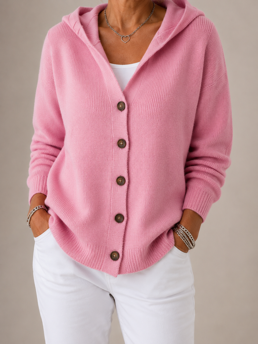 Darienne Cardigan — Hooded, Buttoned