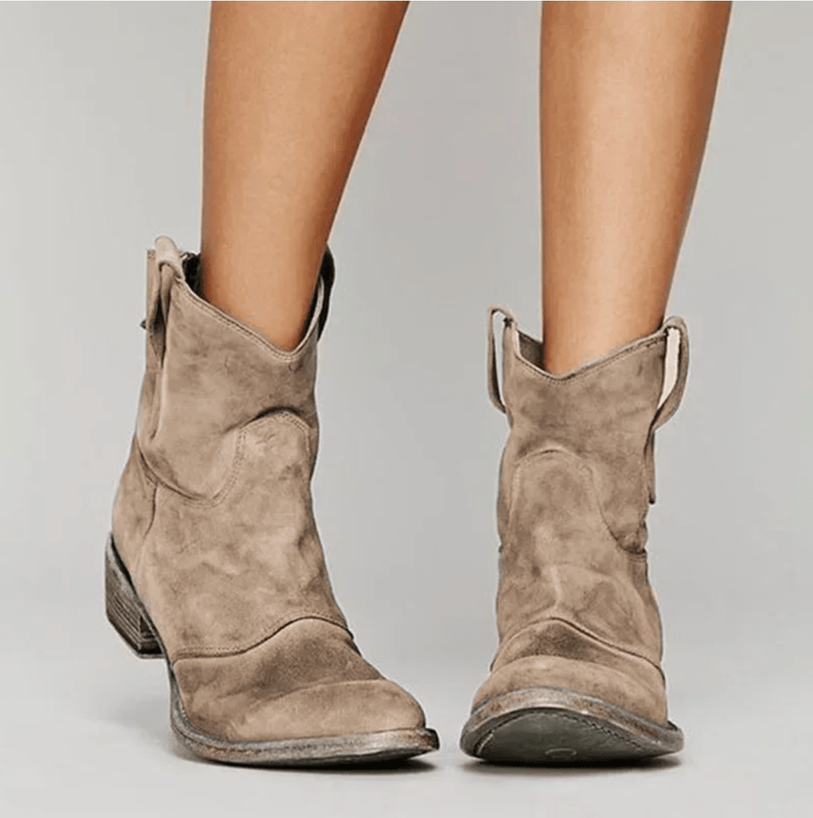 Charlotte – Orthopedic Ankle Boots in Suede