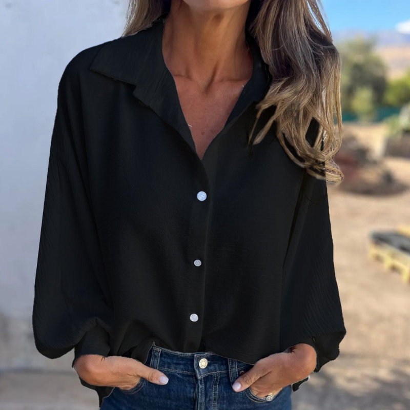Clévarine | Elegant Button-Up Blouse