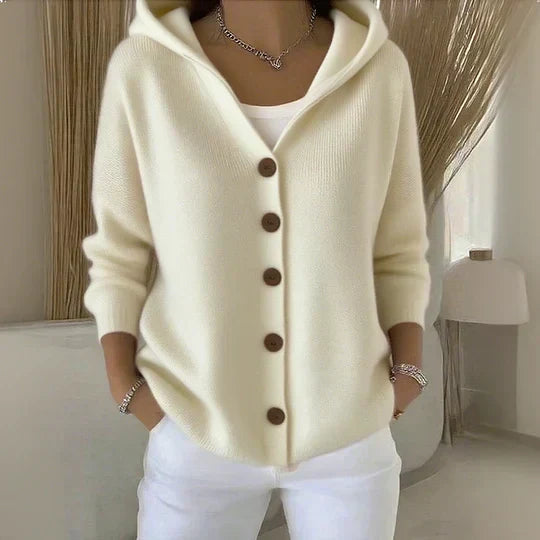 Darienne Cardigan — Hooded, Buttoned