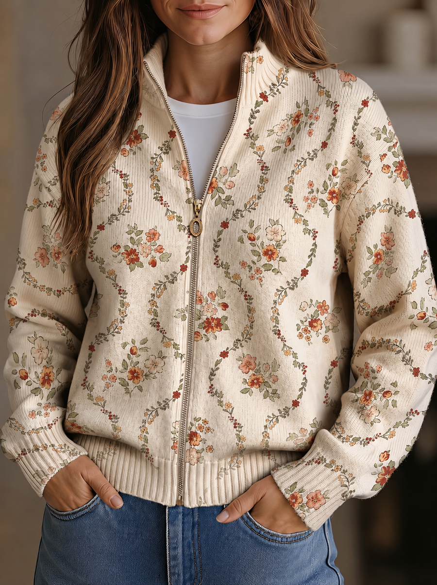 Persephone™ | Delicate Floral Cream Print