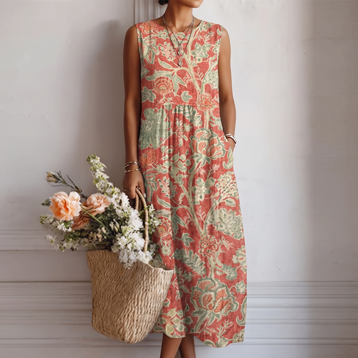 Raya | Elegant Midi Dress