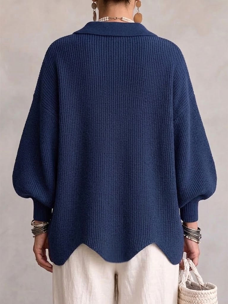 Isadora | Oversized Cardigan with Statement Buttons
