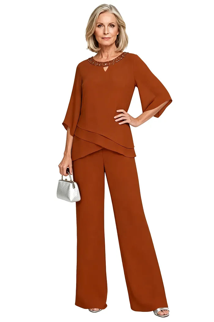 Vivienne | Sophisticated Two-Piece Pant Set