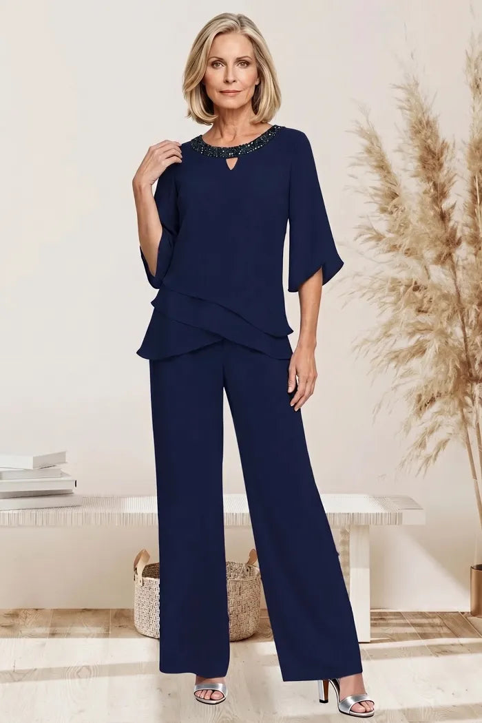 Vivienne | Sophisticated Two-Piece Pant Set