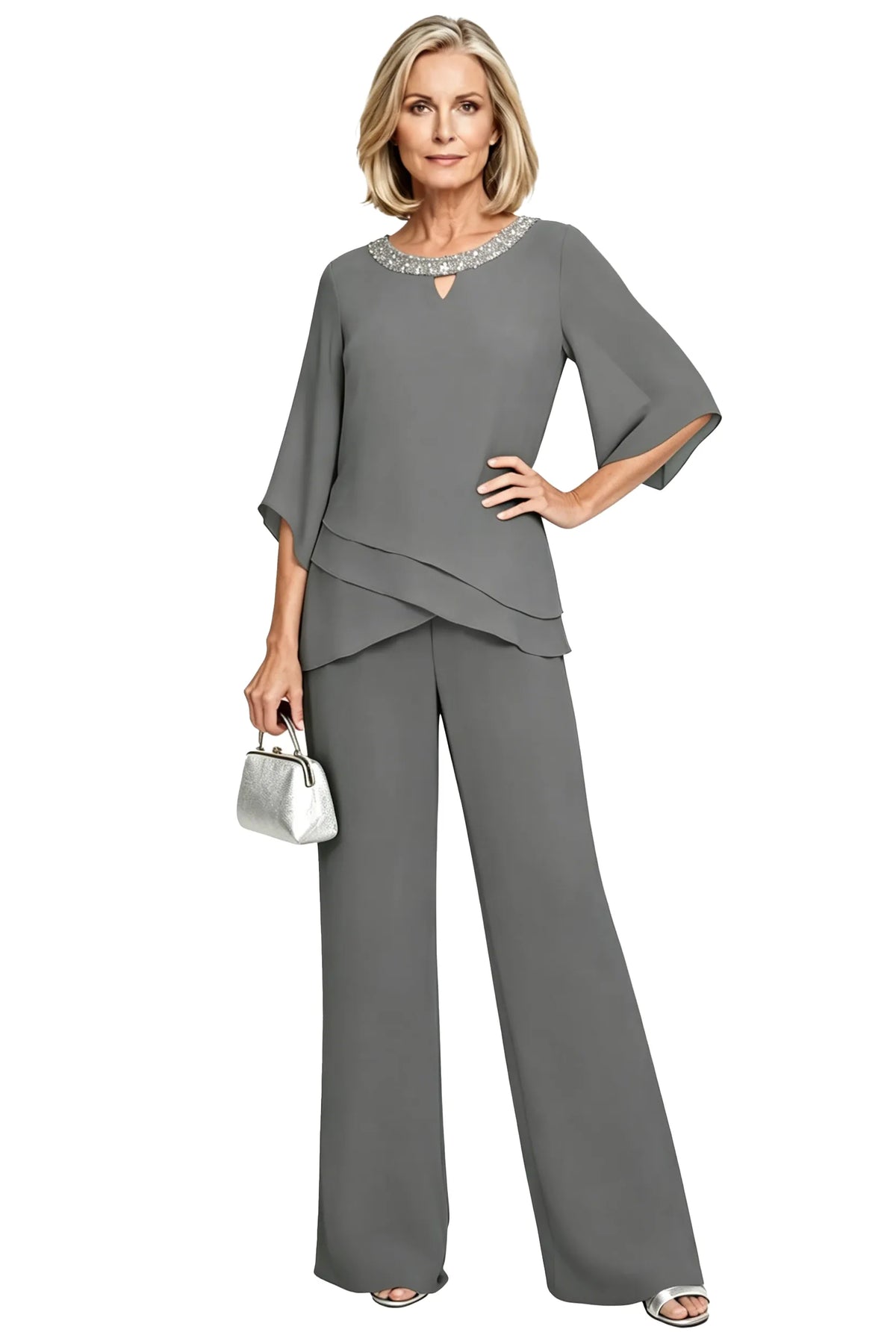 Vivienne | Sophisticated Two-Piece Pant Set