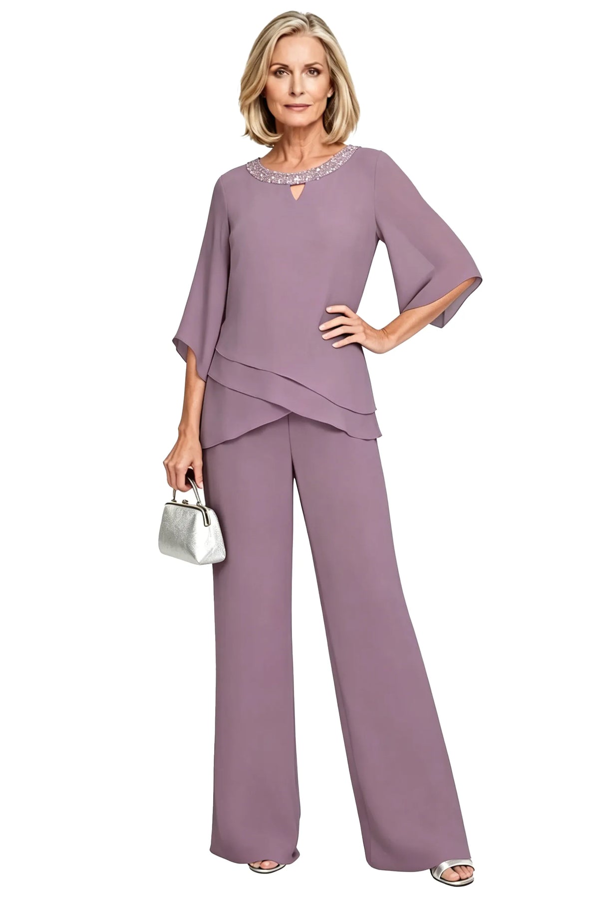 Vivienne | Sophisticated Two-Piece Pant Set