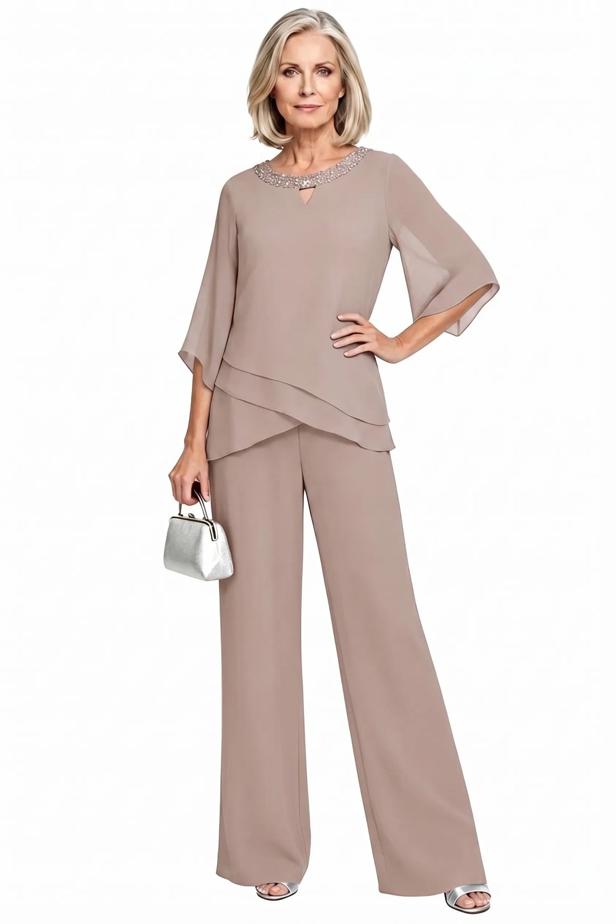 Vivienne | Sophisticated Two-Piece Pant Set