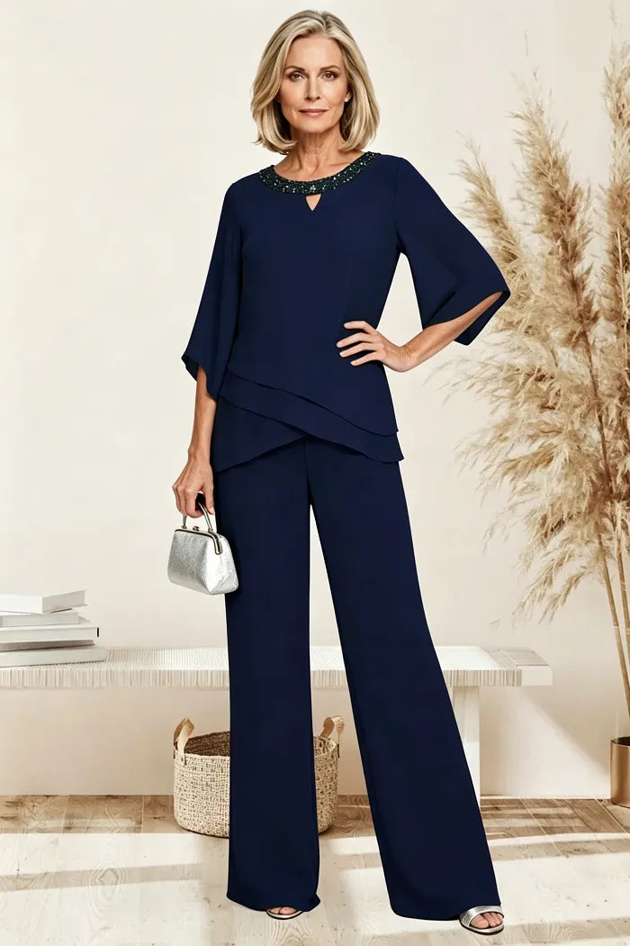 Vivienne | Sophisticated Two-Piece Pant Set