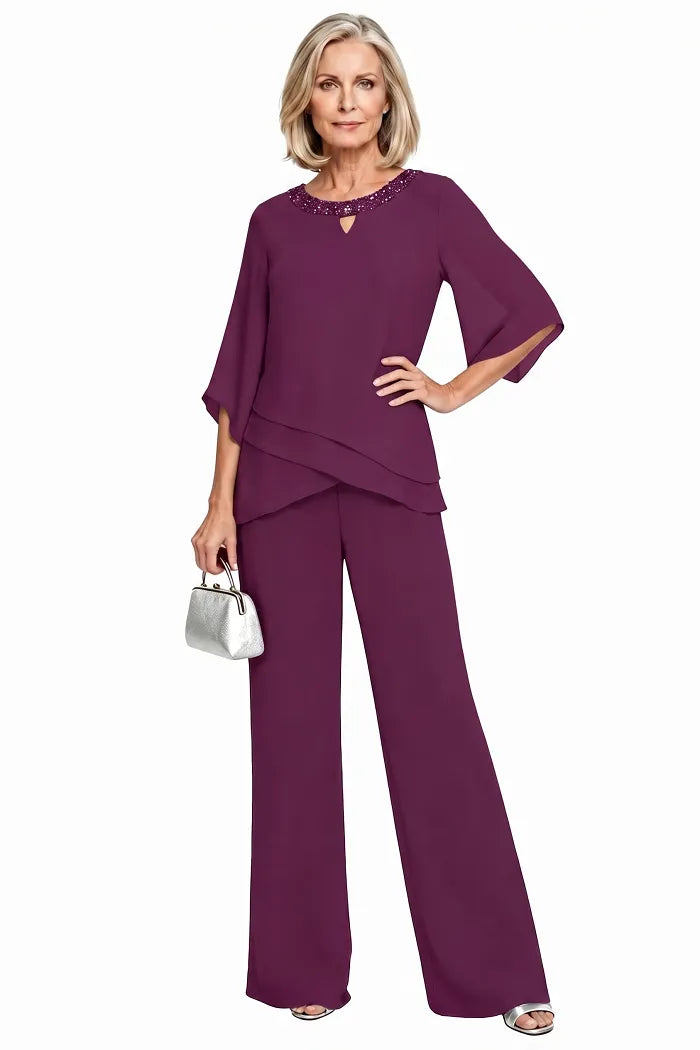 Vivienne | Sophisticated Two-Piece Pant Set