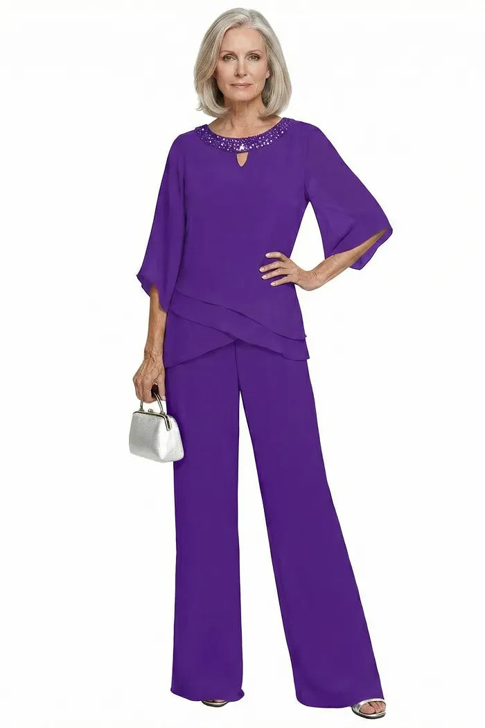 Vivienne | Sophisticated Two-Piece Pant Set