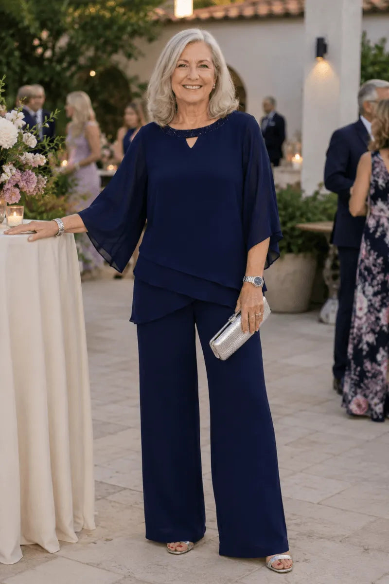 Vivienne | Sophisticated Two-Piece Pant Set