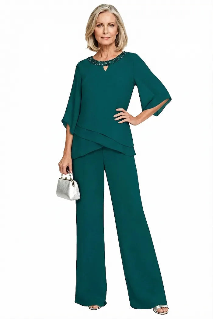 Vivienne | Sophisticated Two-Piece Pant Set