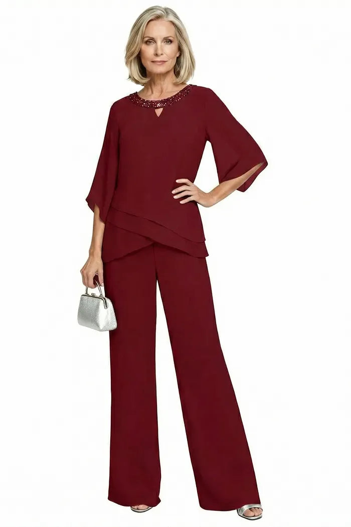 Vivienne | Sophisticated Two-Piece Pant Set