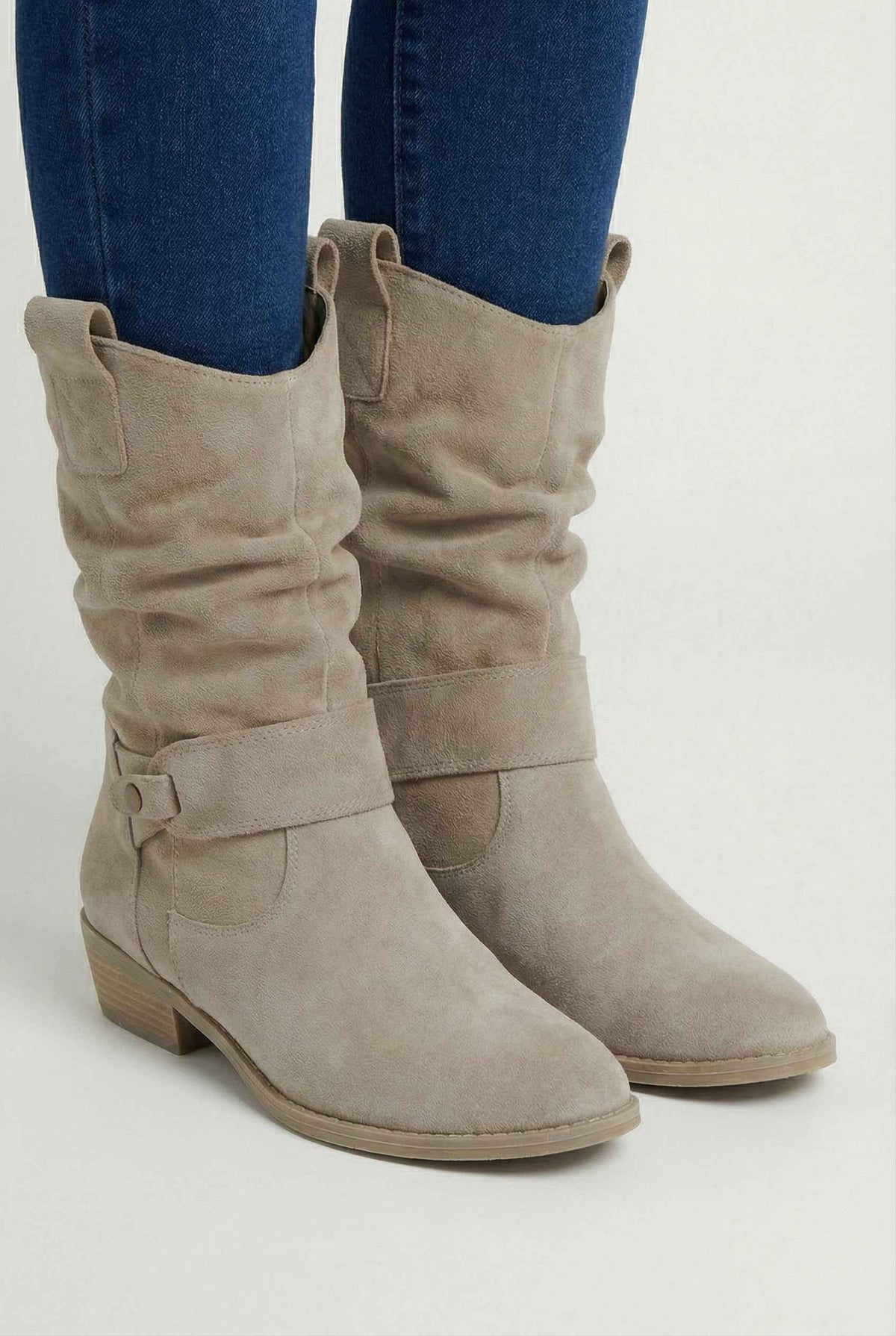 Mireille | Elegant Apricot Ankle Boots
