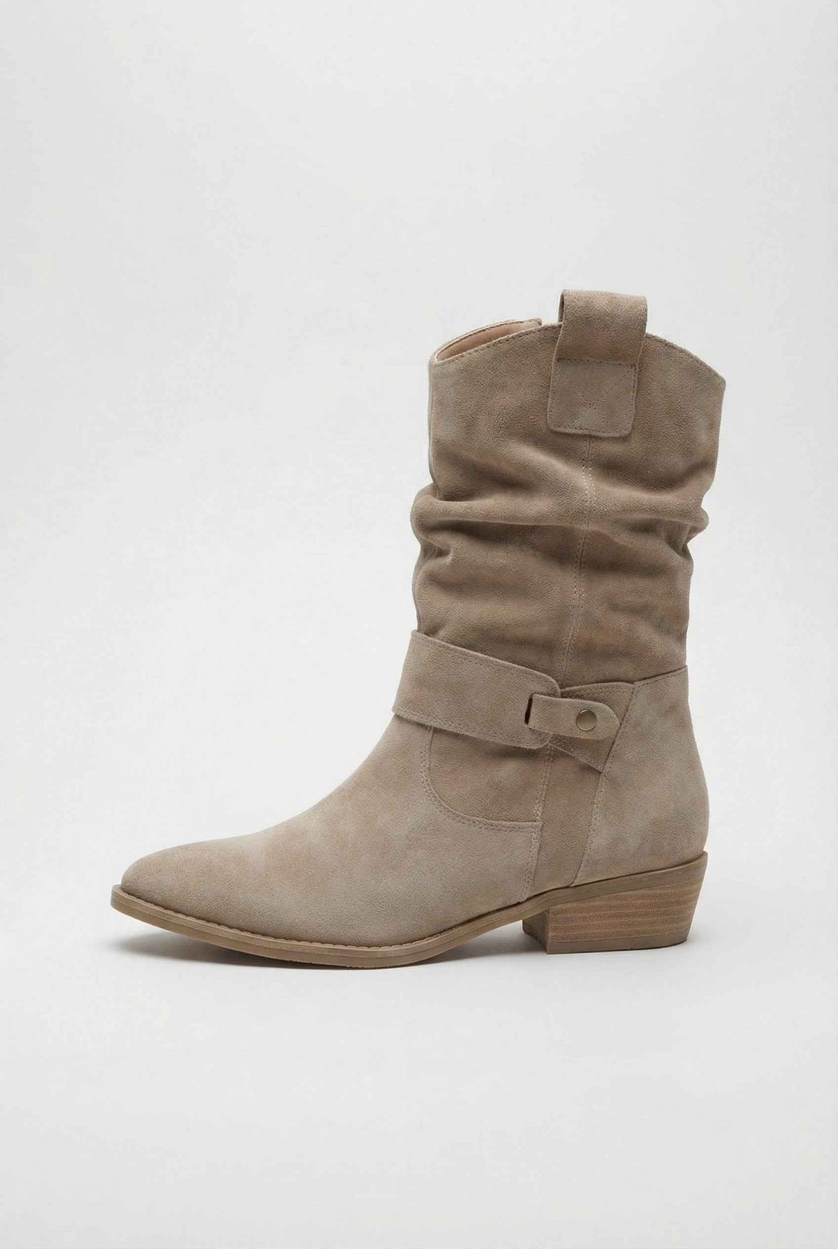 Mireille | Elegant Apricot Ankle Boots