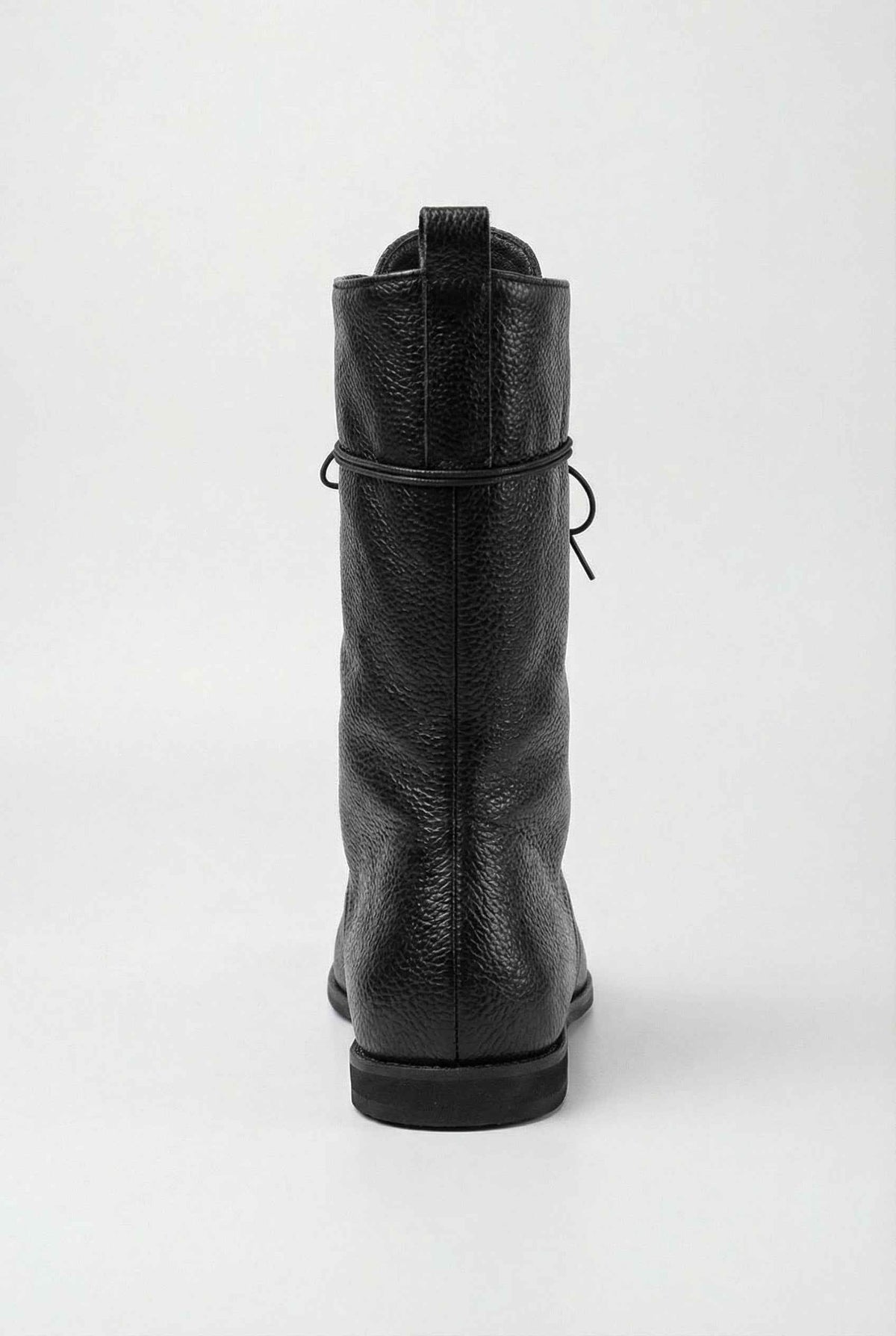 Maëlle | Elegant Black Lace-Up Ankle Boots