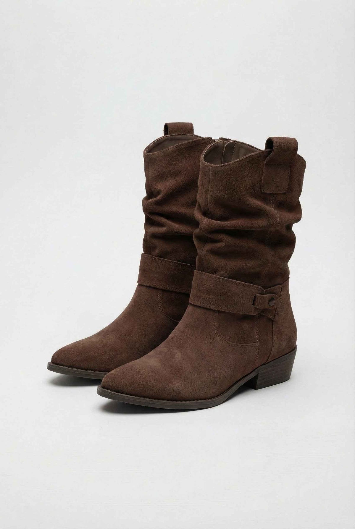 Victoria | Elegant Dark Brown Ankle Boots