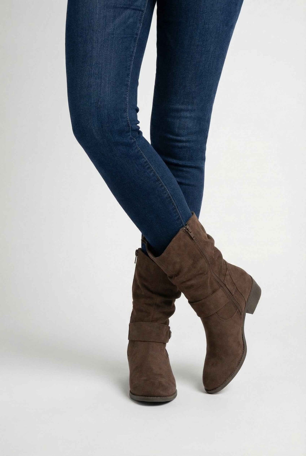 Victoria | Elegant Dark Brown Ankle Boots