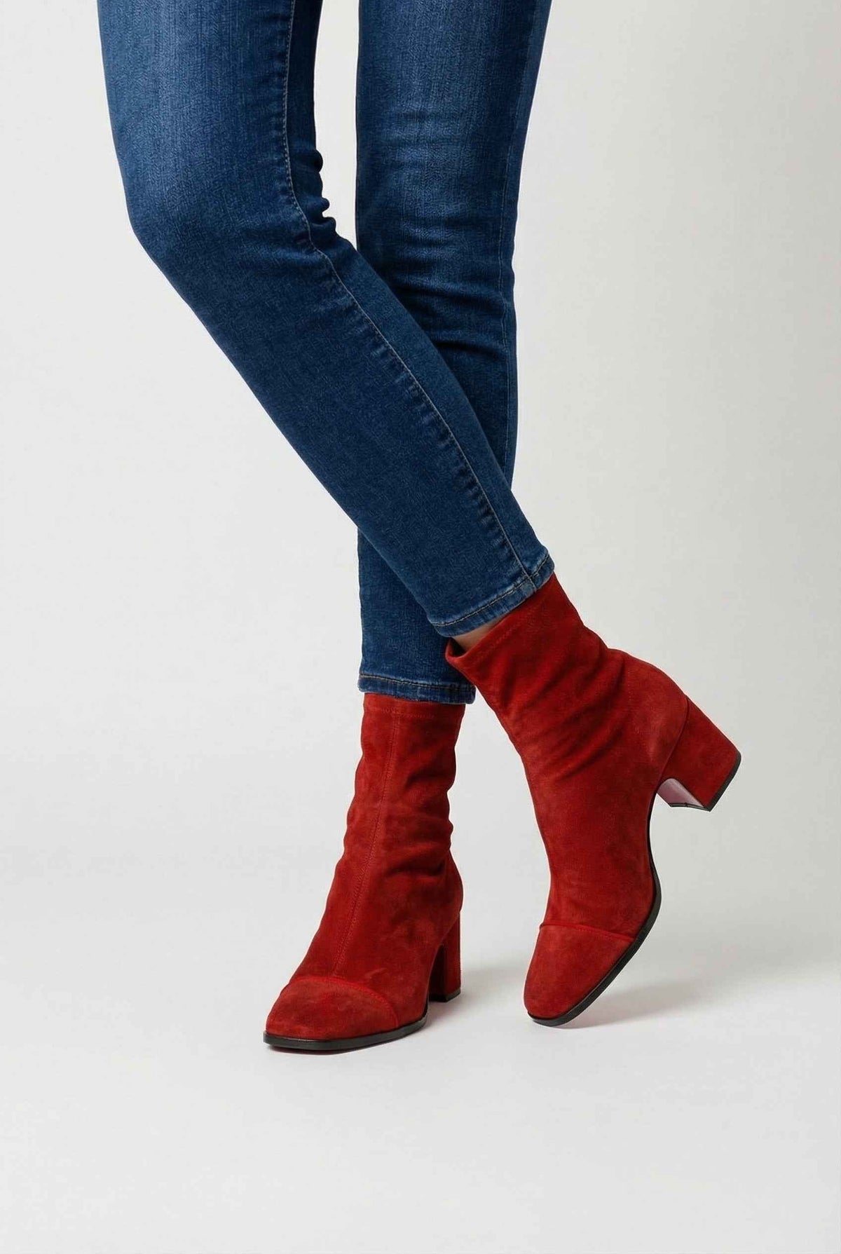 Célestine | Retro Ankle Boots with Elegant Heel