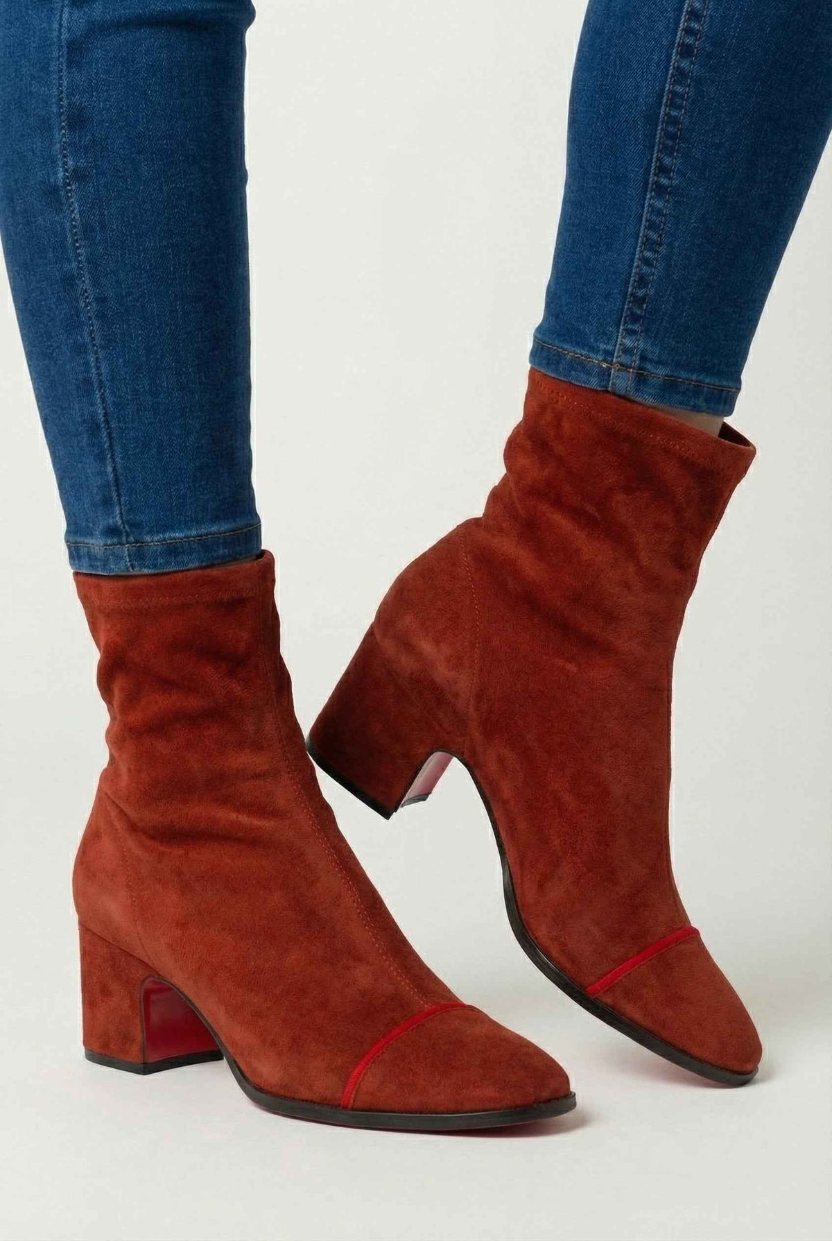 Célestine | Retro Ankle Boots with Elegant Heel