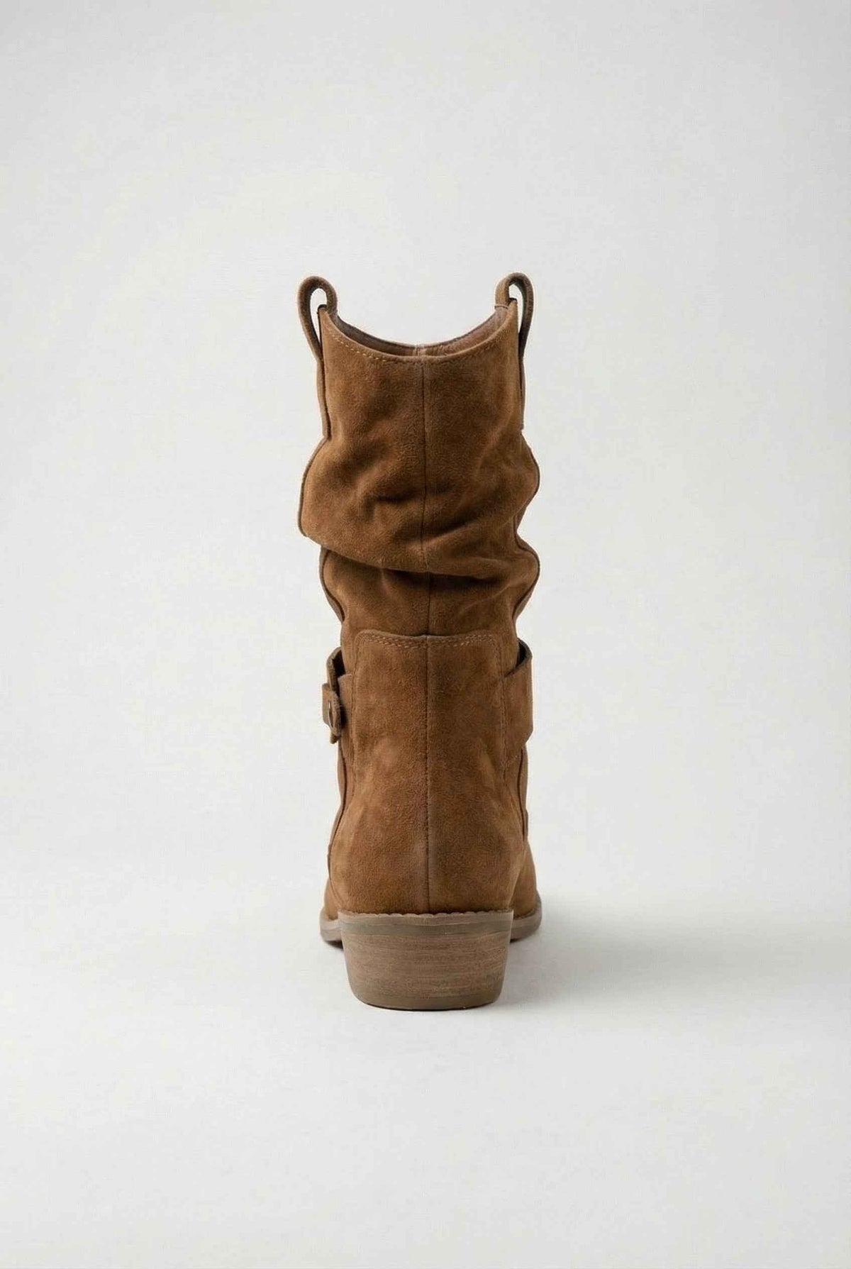 Éveline | Camel Ankle Boots with Retro Style