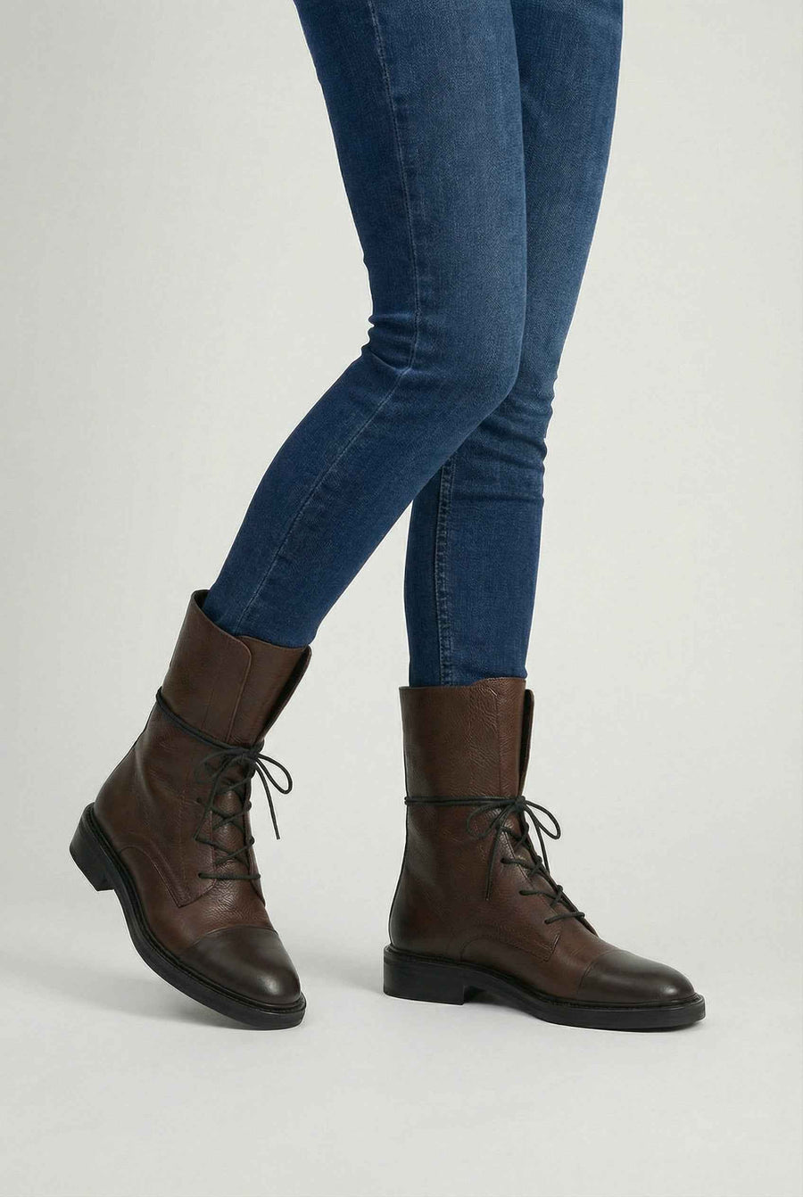 Capucine | Brown Ankle Boots with Elegant Details