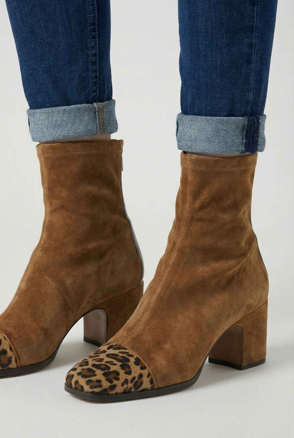 Romane | Elegant Brown Lace-Up Ankle Boots