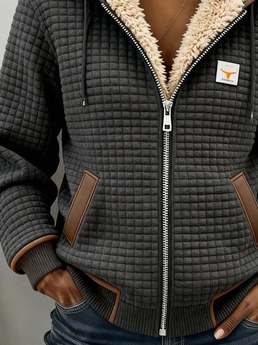 Penelope | Elegant Quilted Hooded Jacket
